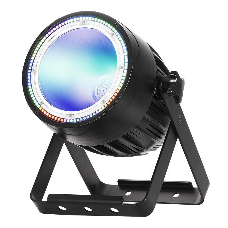 200 W COB-LED-RGBWA-Par-Licht mit LED-RGB-Ring