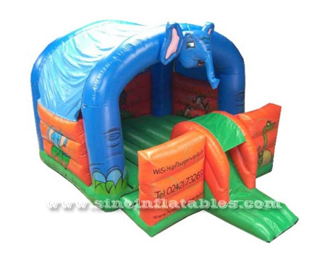 Kinder beliebte aufblasbare Hüpfburg mit Elefanten für Partys im Freien von Guangzhou inflatables