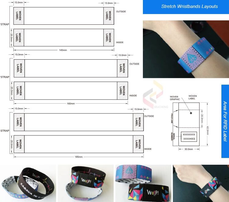 Gewebtes RFID-Event-Armband