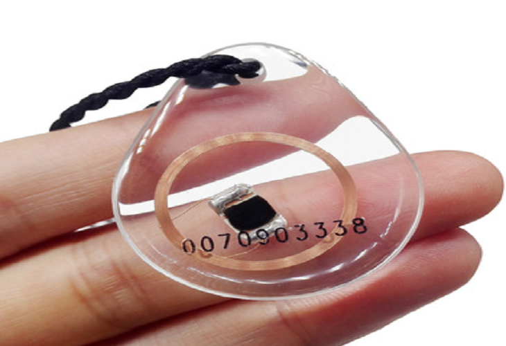 Transparenter RFID-Schlüsselanhänger