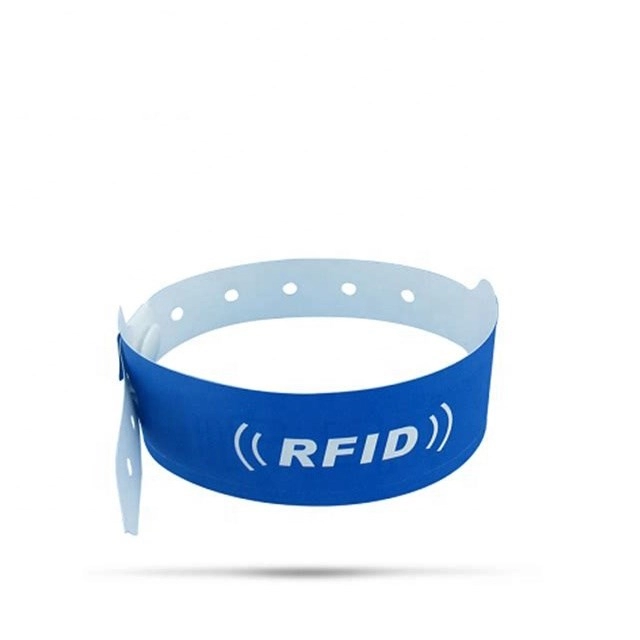 Einweg-RFH-H3-NFC-PP-Papierstoffdruck-RFID-Armband zur medizinischen Identifizierung