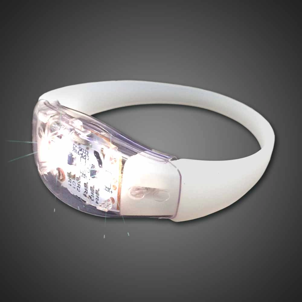 RFID-blinkendes LED-Armband mit Logo-Druck und Silikonband