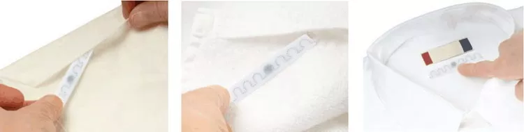 Rfid Textil Waschbarer Wäscheanhänger