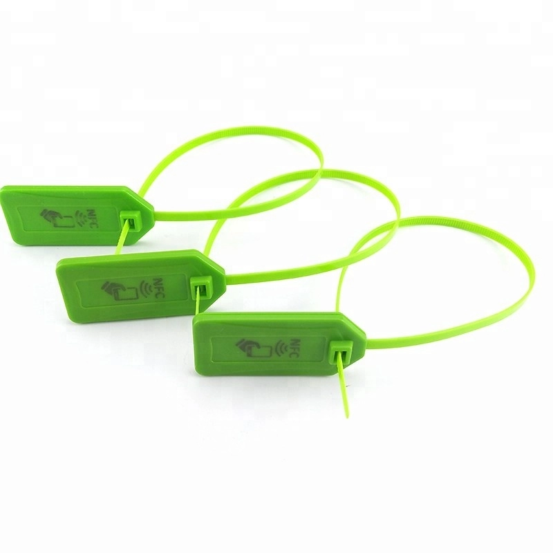 Abnehmbarer NFC-RFID-Kabelbinderanhänger aus Nylonstahl mit Kabelbinder