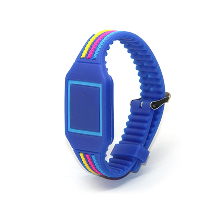 Geprägtes RFID-Smart-Armband, buntes Silikonarmband