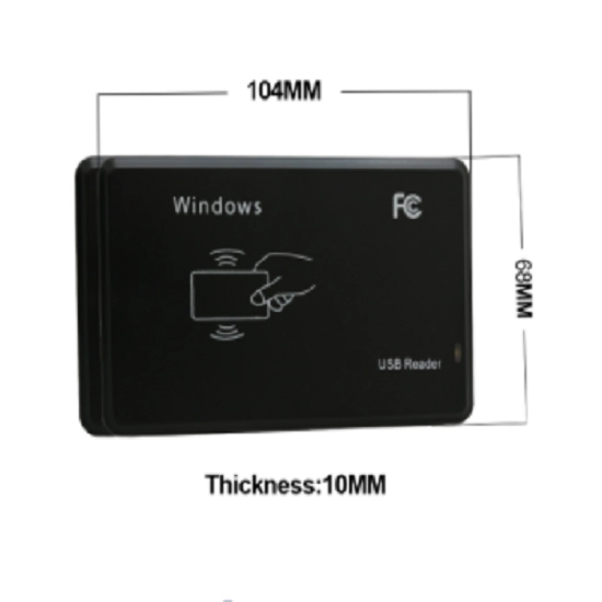 125 kHz USB/RS232-Schnittstelle, LF-RFID-Smart-ID-Kartenleser