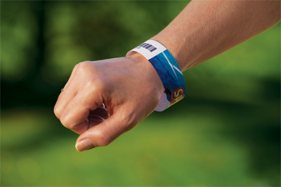 RFID-thermisch bedruckbares Armband für Vergnügungspark