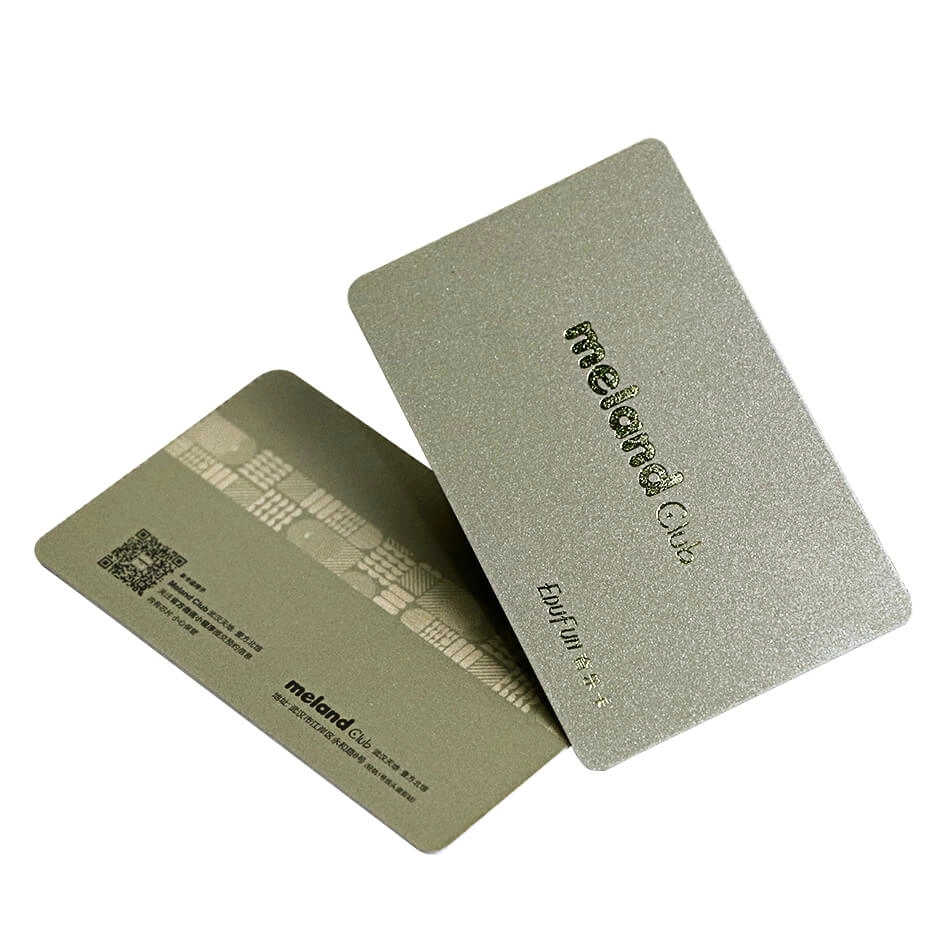 Siebdruck-Goldpulver 13,56 MHz FM1108 RFID-Karten mit Goldfolie