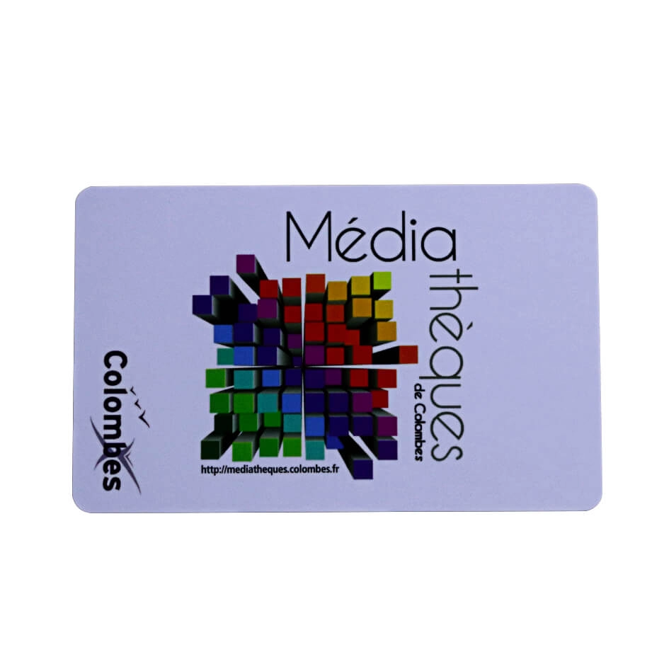 Vollständig bedruckte kontaktlose RFID-Chipkarten aus Kunststoff und PVC