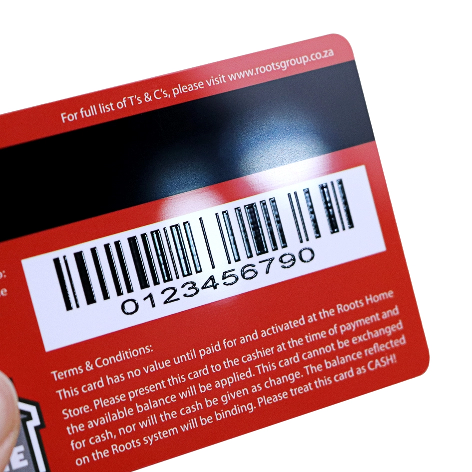 ISO-Standard-RFID-kontaktlose Mifare-Karte mit Barcode