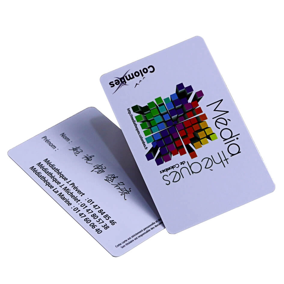 Vollständig bedruckte kontaktlose RFID-Chipkarten aus Kunststoff und PVC