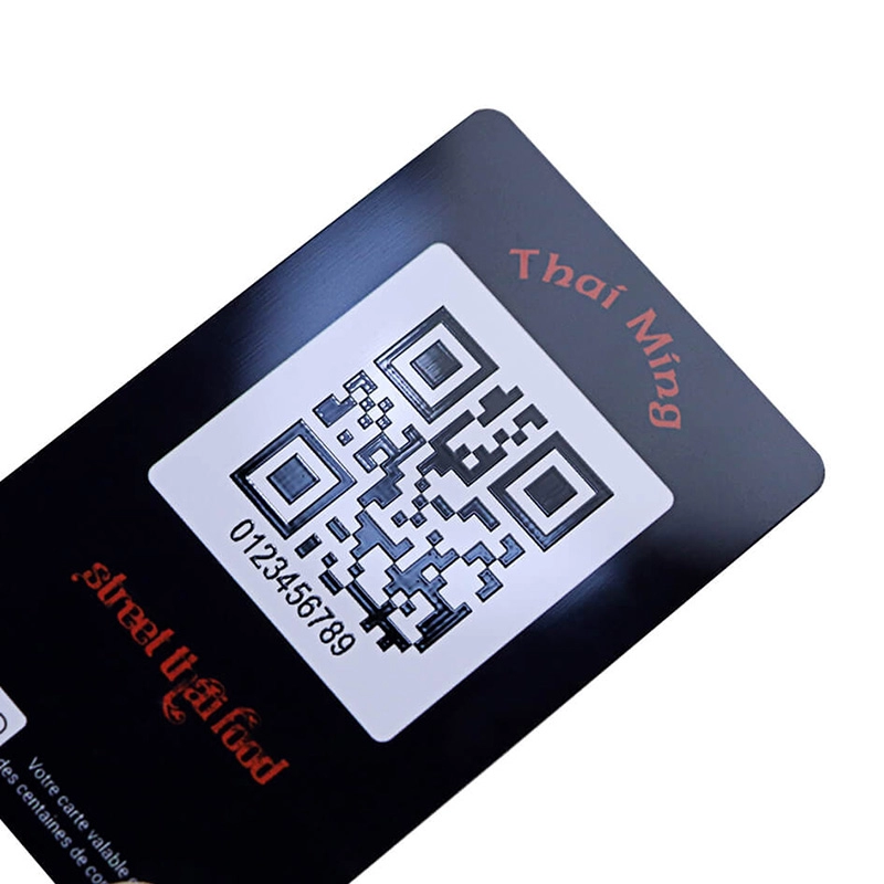 CMYK-Druck 13,56 MHz RFID-Proximity-Karte mit DOD-Barcode