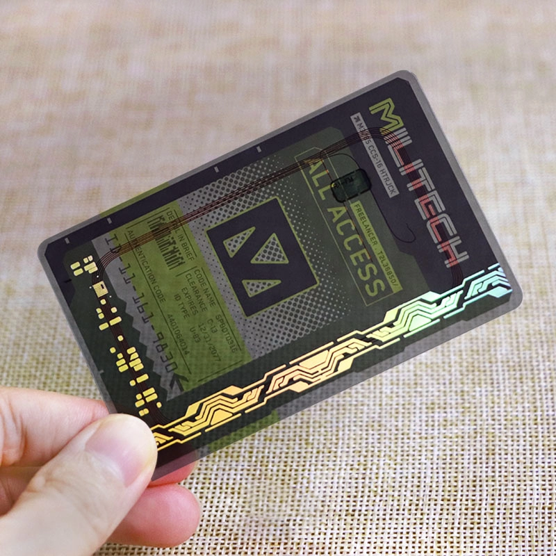 13,56 MHz RFID transparente NFC-Visitenkarten