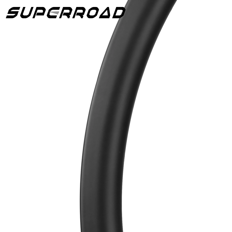 30 mm breite Scheibenbremse, schlauchlose Carbonfaser-Cyclcocross-Fahrrad-Drahtreifenfelgen