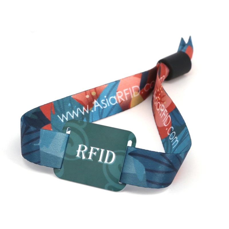Ntag213 RFID-gewebtes Armband zur Identifizierung von Armbändern für Veranstaltungen