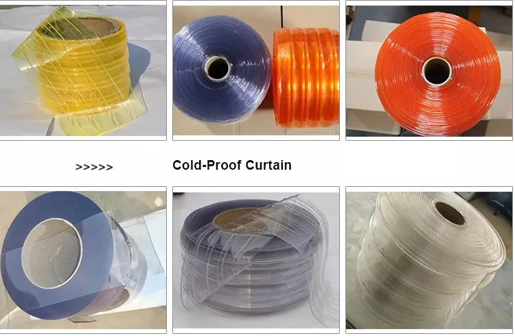 PVC-Luftschleier für Kühlräume Standard-PVC-Streifenvorhänge