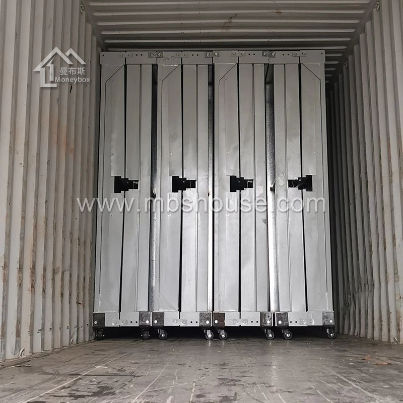 Zusammenklappbares Container-Besprechungsraumbüro mit elektrischem System