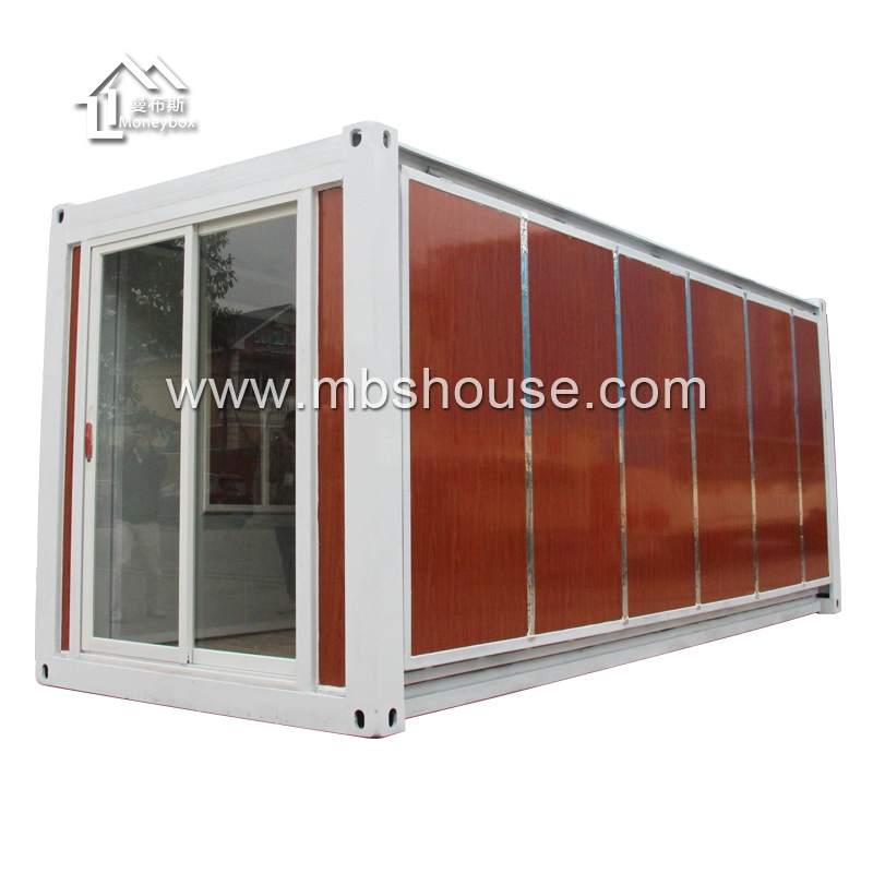 Erweiterbares Wohncontainer-Modulhaus mit zwei Schlafzimmern