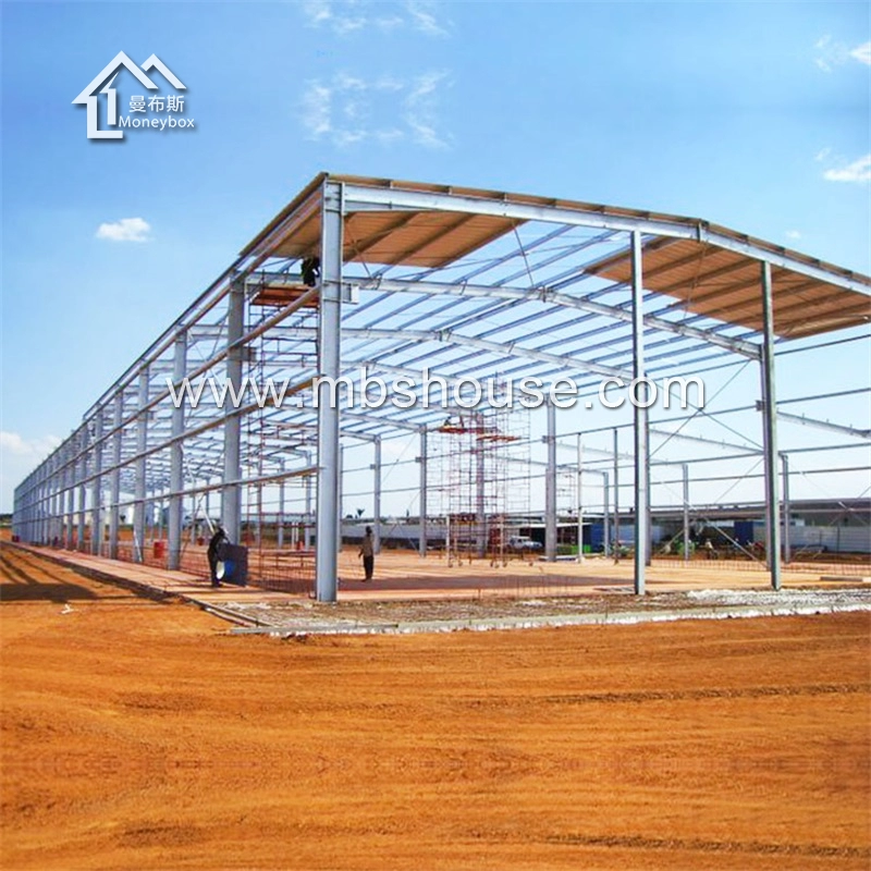 Kundenspezifisches vorgefertigtes schweres Stahlkonstruktionsgebäude für ein Lager