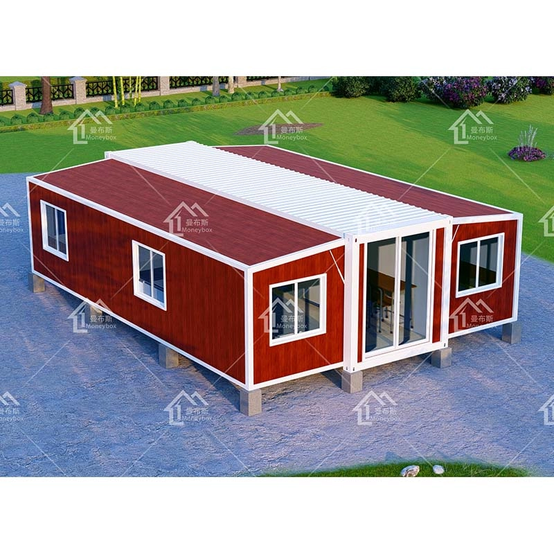 Neues Design, 20 Fuß 40 Fuß, vorgefertigtes, kleines, erweiterbares Containerhaus mit 3 Schlafzimmern