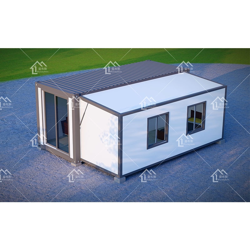 China Prefab Modular Homes Erweiterbares Containerhaus mit einem Schlafzimmer