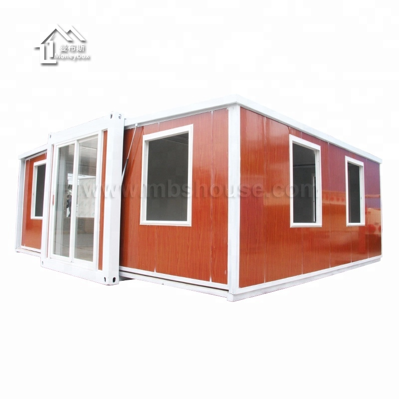 Ab Werk tragbares, gebrauchsfertiges, erweiterbares Containerhaus mit 2 Schlafzimmern