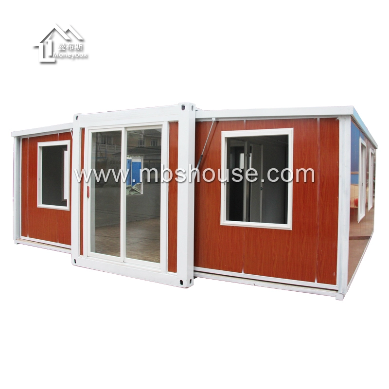 Erweiterbares Wohncontainer-Modulhaus mit zwei Schlafzimmern