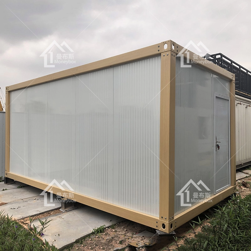 Design eines mobilen Container-Set-Lagerschuppens für den Außenbereich