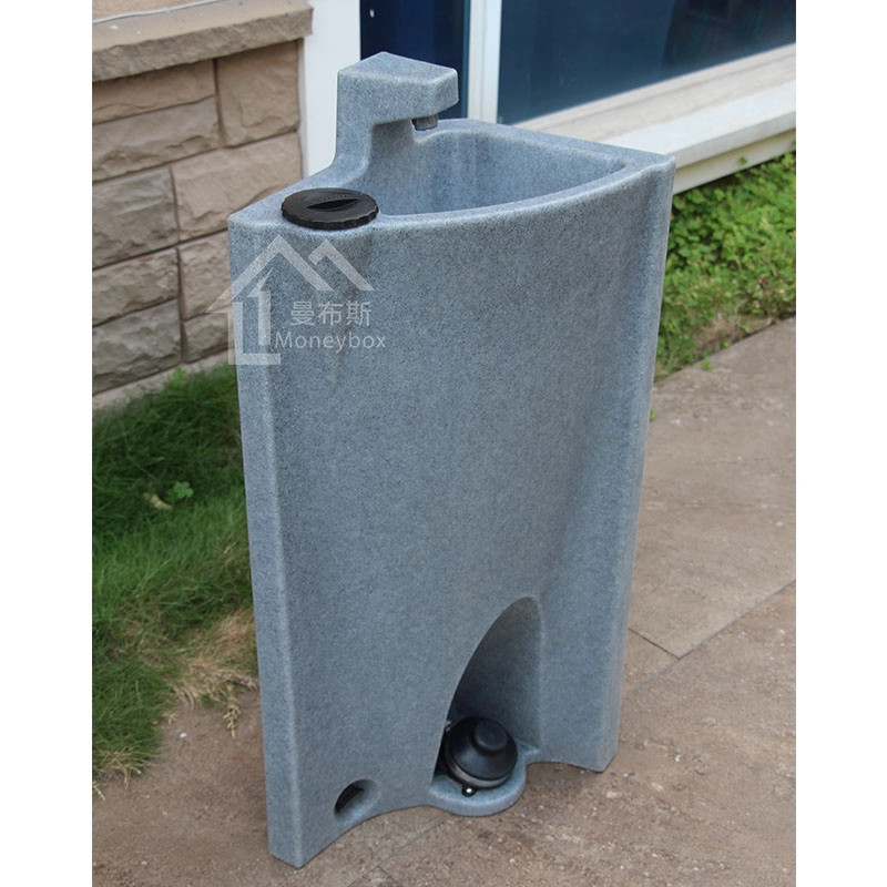 Ausgewählte Produkte für Badezimmerwaschbecken Tragbares HDPE-Waschbecken für den Außenbereich