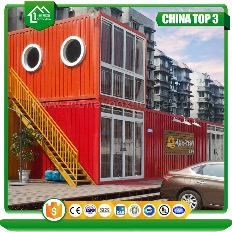 Flat-Pack-Fertigcontainerhäuser, die als Containerbüro und Containerunterkunft oder tragbare Kabine verwendet werden