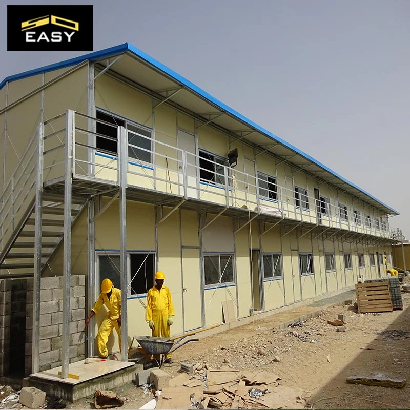 Modernes vorgefertigtes K-Haus aus verzinktem Stahl für Wohnungen für vorübergehende Lehrerwohnheime
