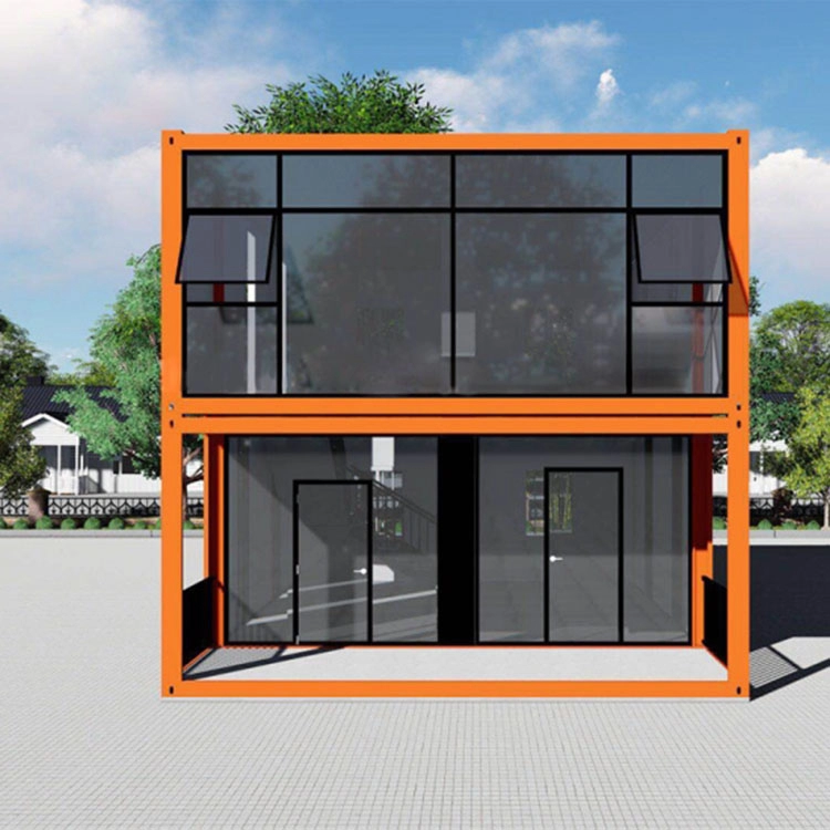 Flatpack-Containerhaus, Bürostandort, Häuser, Gebäudecontainer, modifizierter Container