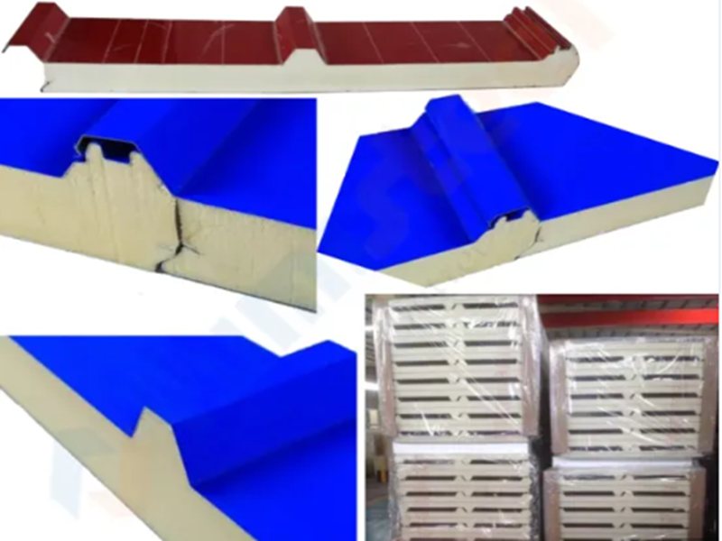 PU-Sandwich-Dachplatte für Stahlgebäude