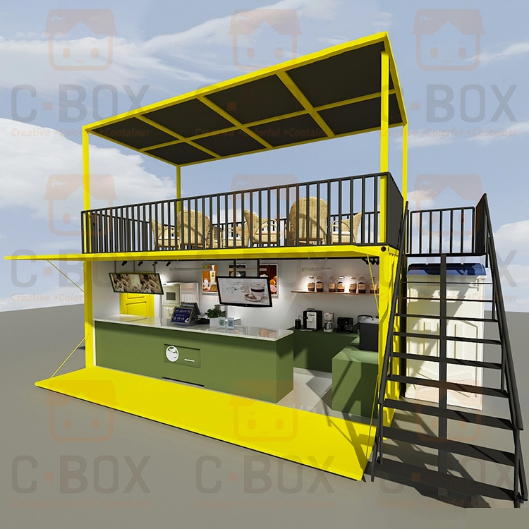 Flatpack-Containerhaus/Fast-Food-Container, mobiler Lebensmittelladen