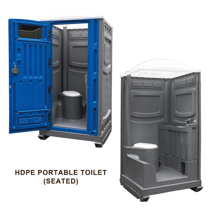 Mobile tragbare Toilettenkabine aus Kunststoff für mobile Toiletten im Badezimmer