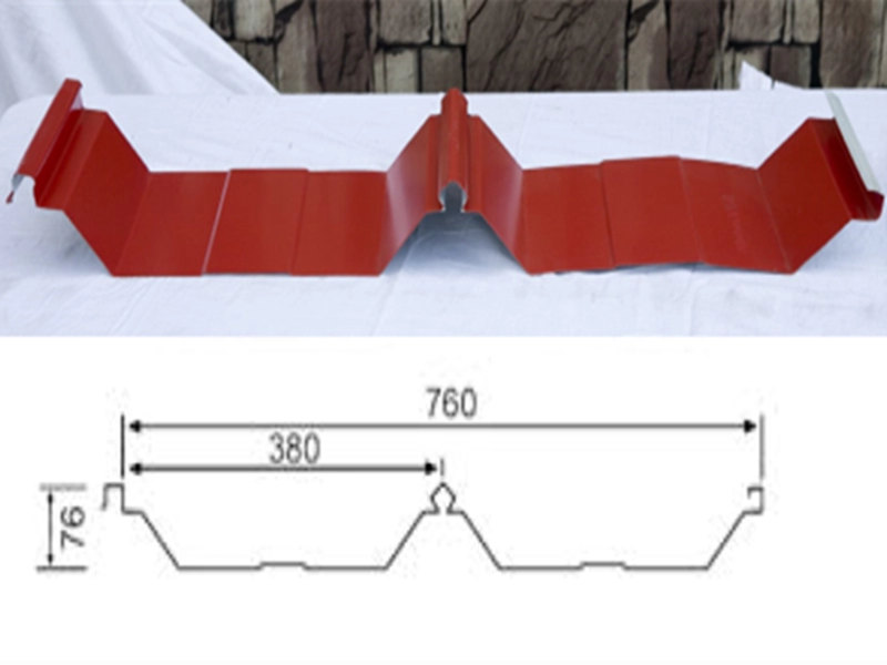760 Bite-Typ-Wandpaneel-Dachplatten aus Wellstahl
