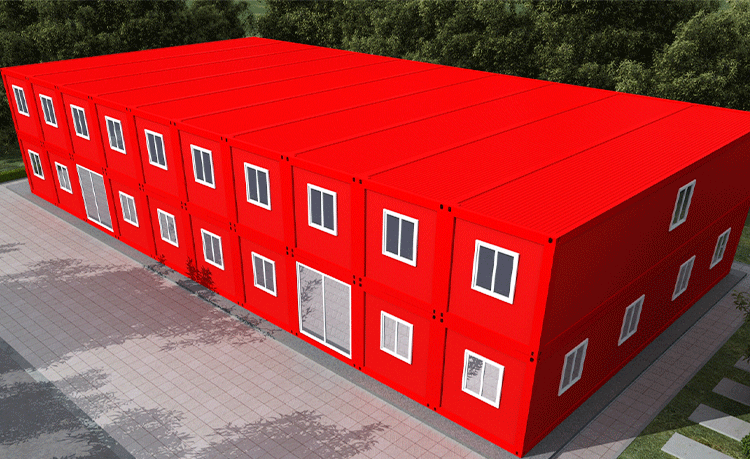 Vorgefertigter 3-stöckiger Wohnheimcontainer