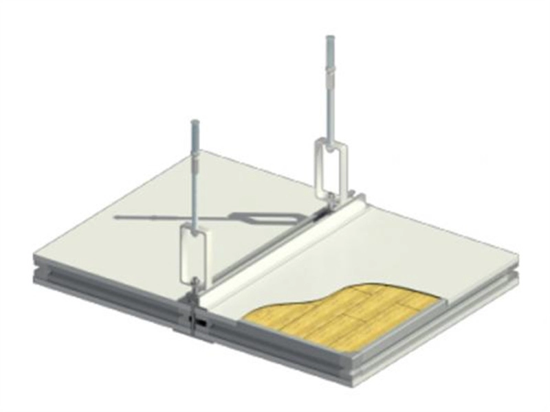 I-Grid-Stahldecke mit Sandwichpaneelsystemen für Reinräume