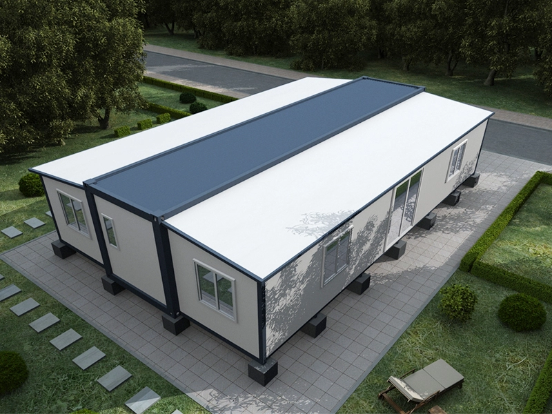 Modernes, vorgefertigtes, erweiterbares Containerhaus mit drei Schlafzimmern