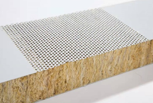 Schalldämmende Steinwolle-Sandwichplatten