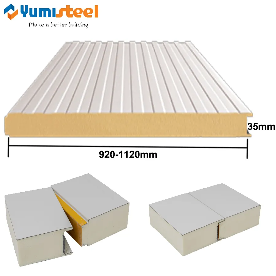 35-mm-Polyurethan-Wandsandwichplatten für Trennwände