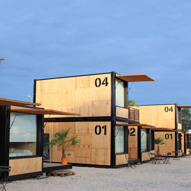 Modernes Flatpack-Containerhaus