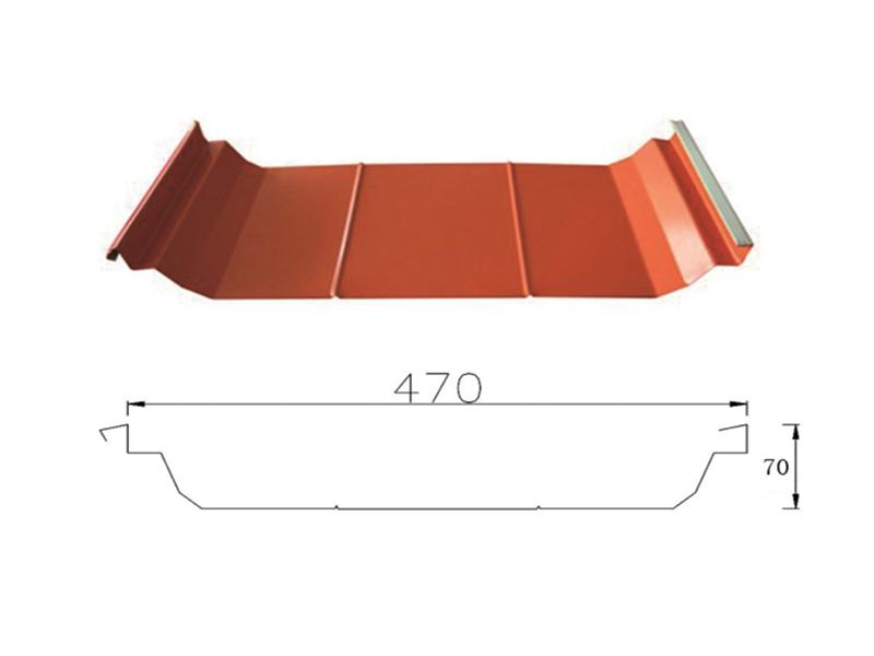 Dachplatte vom Typ 470