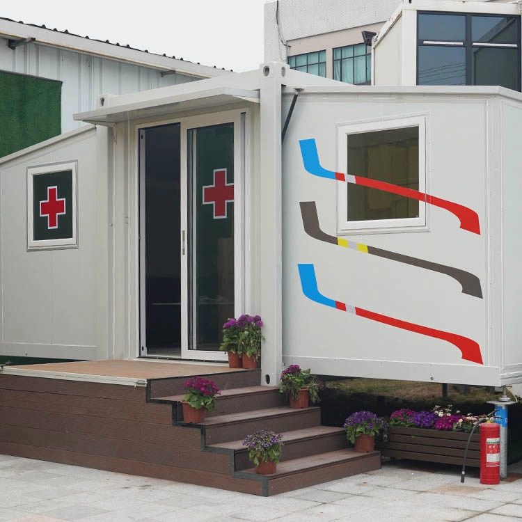vorgefertigtes, erweiterbares Containerhaus für medizinische Krankenhäuser