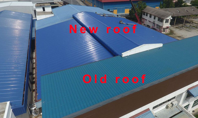 Isolierte Dachpaneele für die Dachsanierung