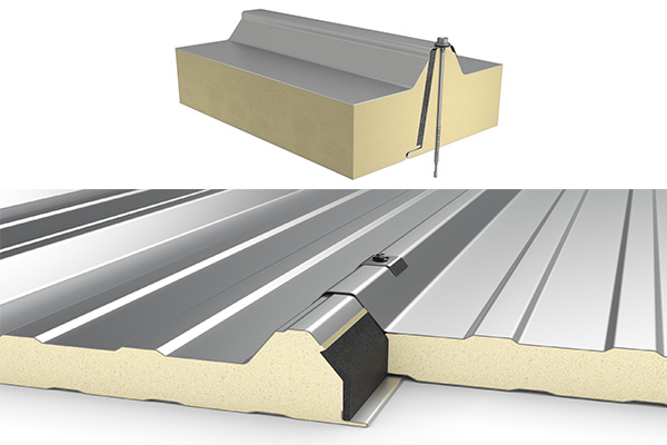 PU-Sandwichplatten-Dachverbindungstyp