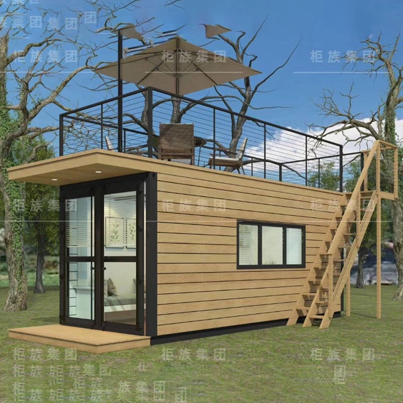Vorgefertigtes modulares Blockhaushaus für den Urlaub