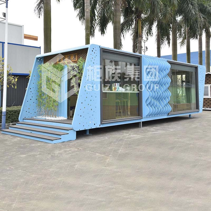 OEM China Hersteller vorgefertigtes mobiles Hotel aus Wellfurnier