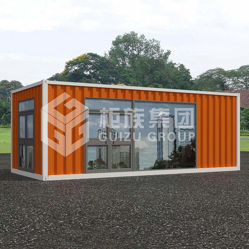 Fertigbau-Bürogebäude mit modularem Versandcontainer im neuen Design