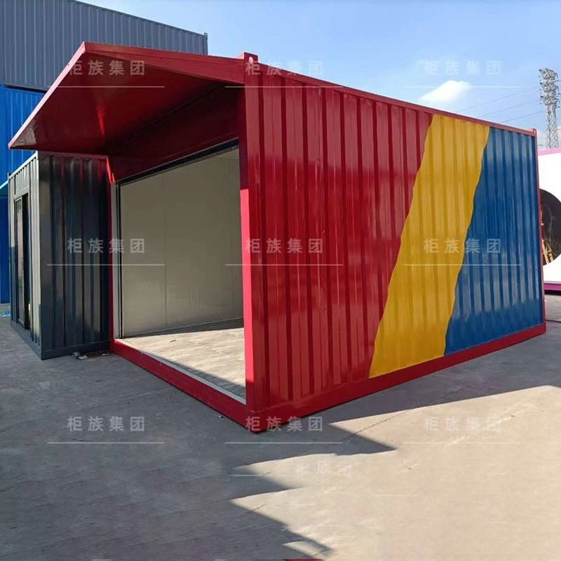 Werksrenovierte Containerläden aus China mit verzinktem Material
